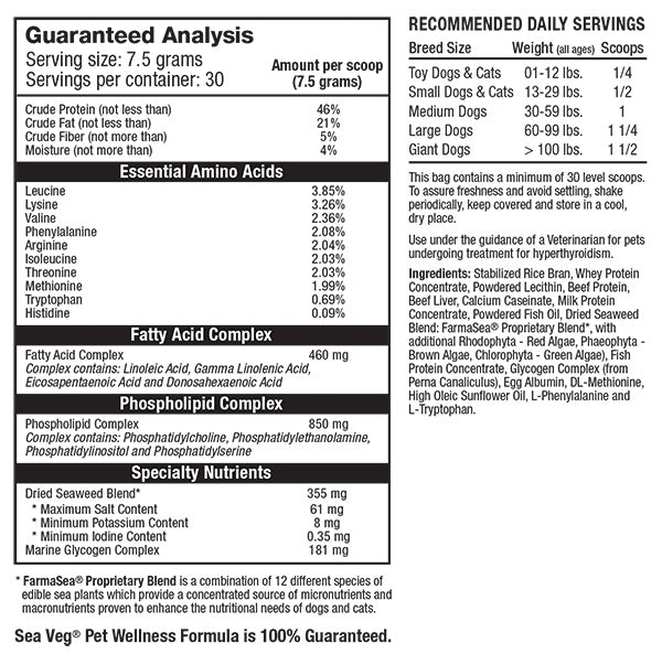Sea Veggy Tails® Pet Wellness – 8 oz. jar
